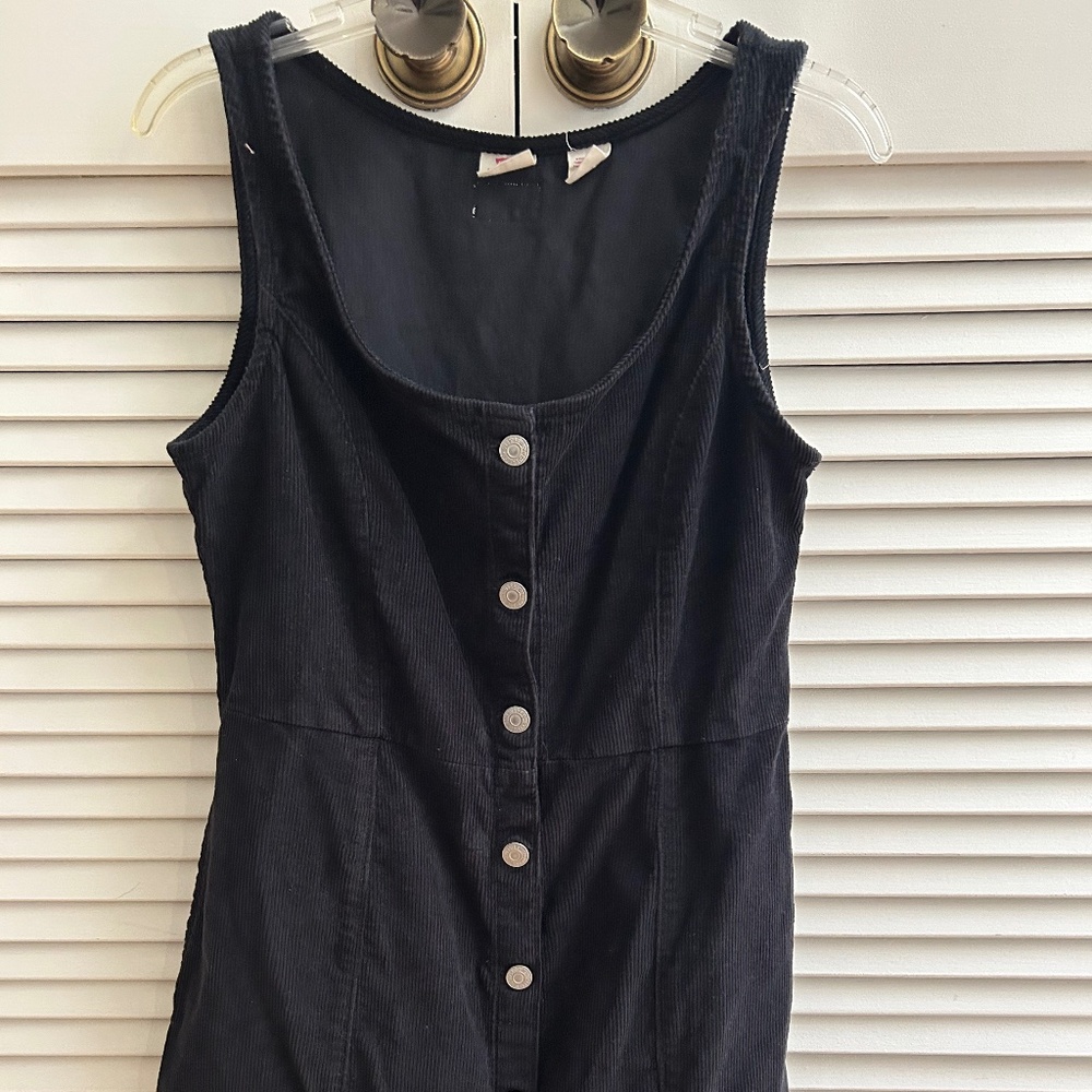 Levi corduroy button up dress